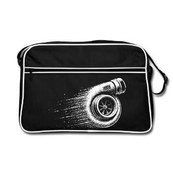 Turbocharger Boost Boosted Tuner Screwdriver - Retro Bag - black/white - Front