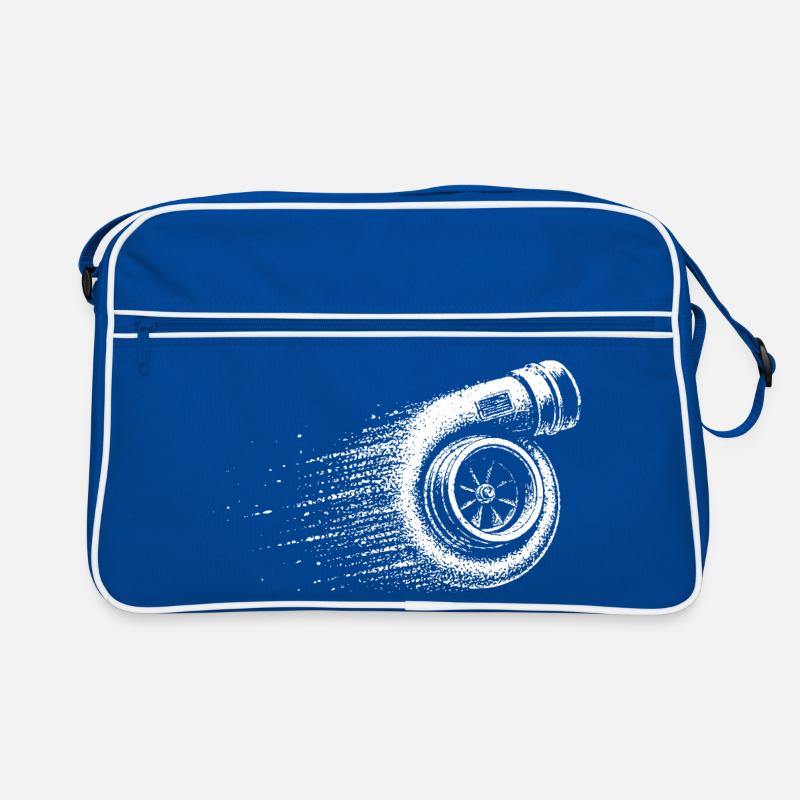 Turbolader Boost Boosted Tuner Schrauber Retro Tasche