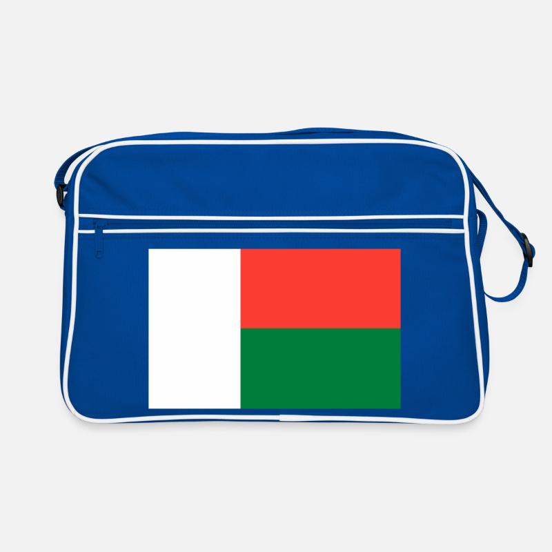Madagascar flag Retro Bag