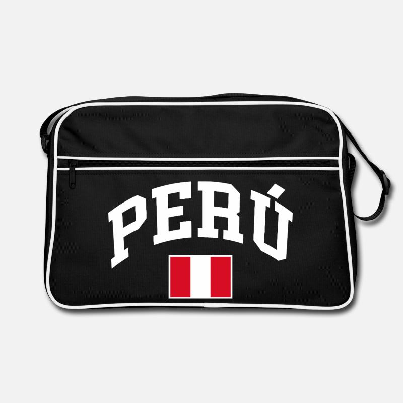 Drapeau du Pérou Sac Retro