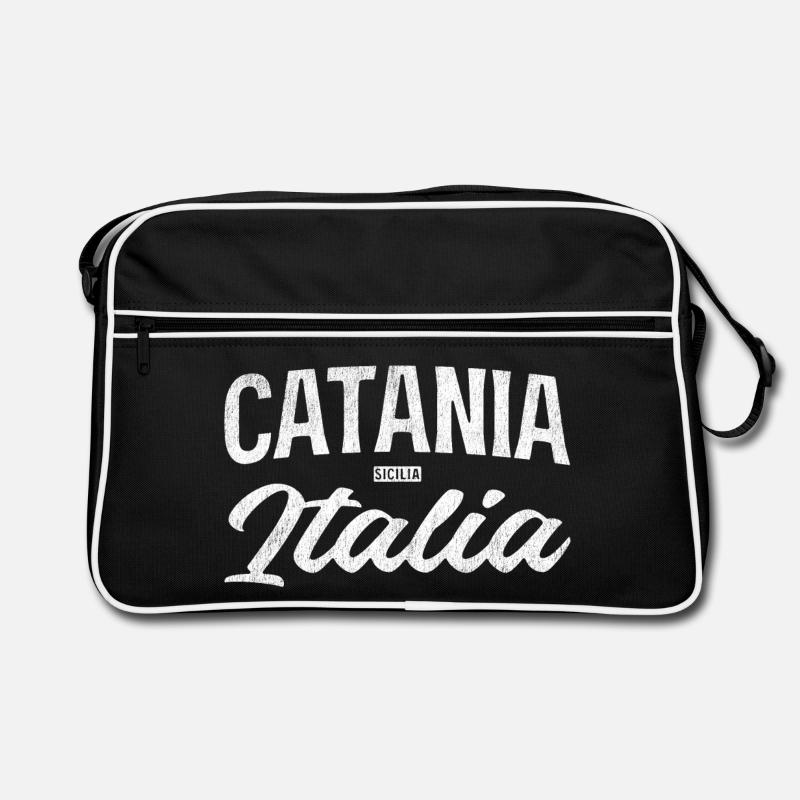 Catania Italia Vintage Script Retro Tasche