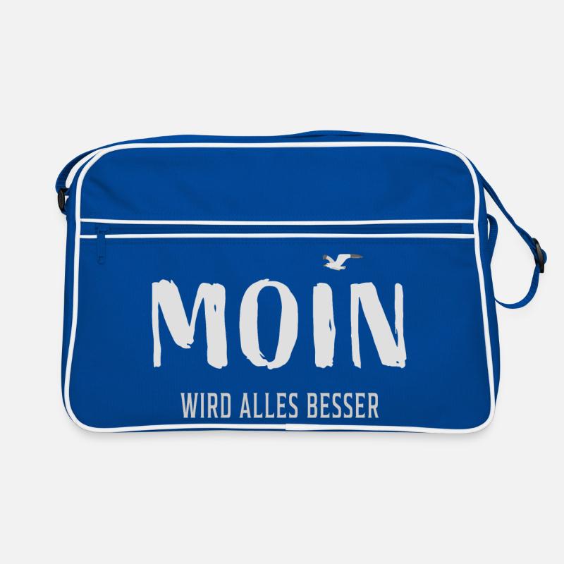 Moin wird alles besser Retro Tasche