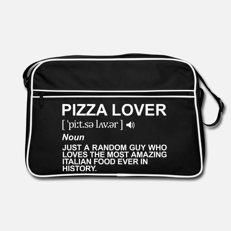 Pizza lover term Retro Bag