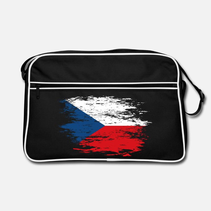 Drapeau de la République tchèque utilisé Sac Retro