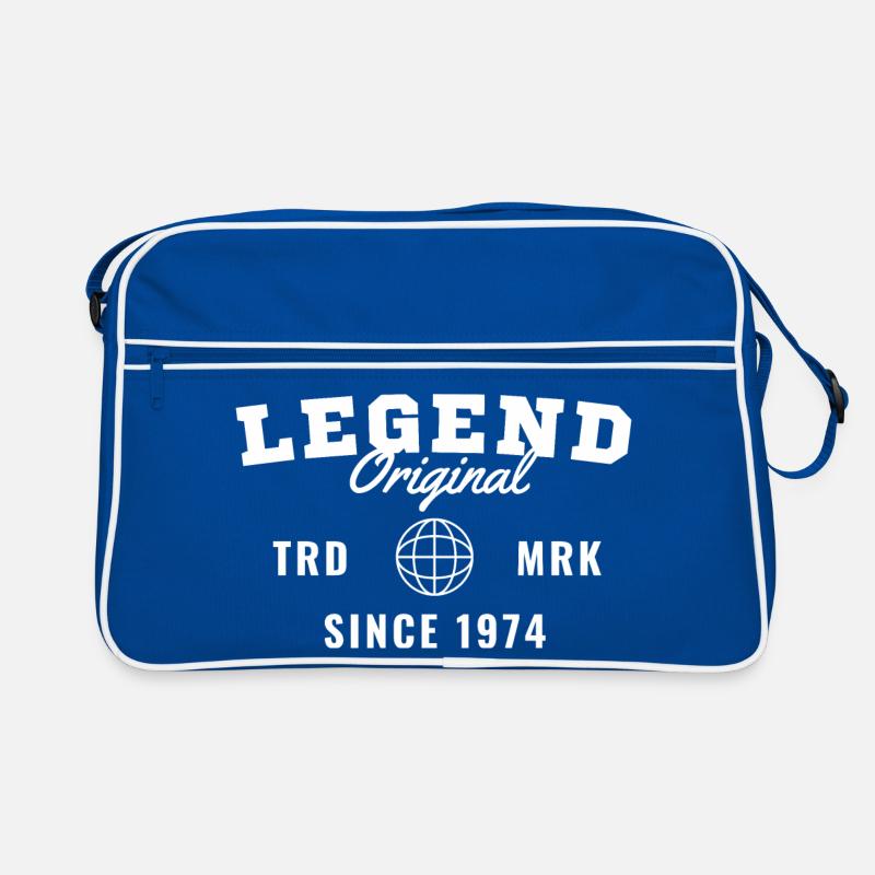 Birth Year Legend Since 1974 Retro Bag