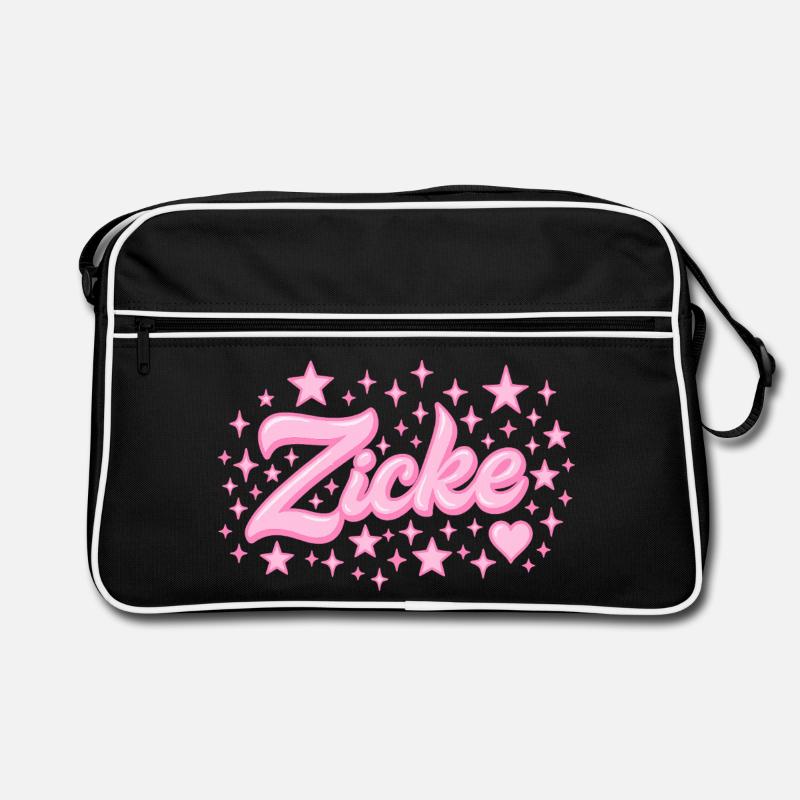 spitzname Spruch / typisch y2k design Retro Tasche