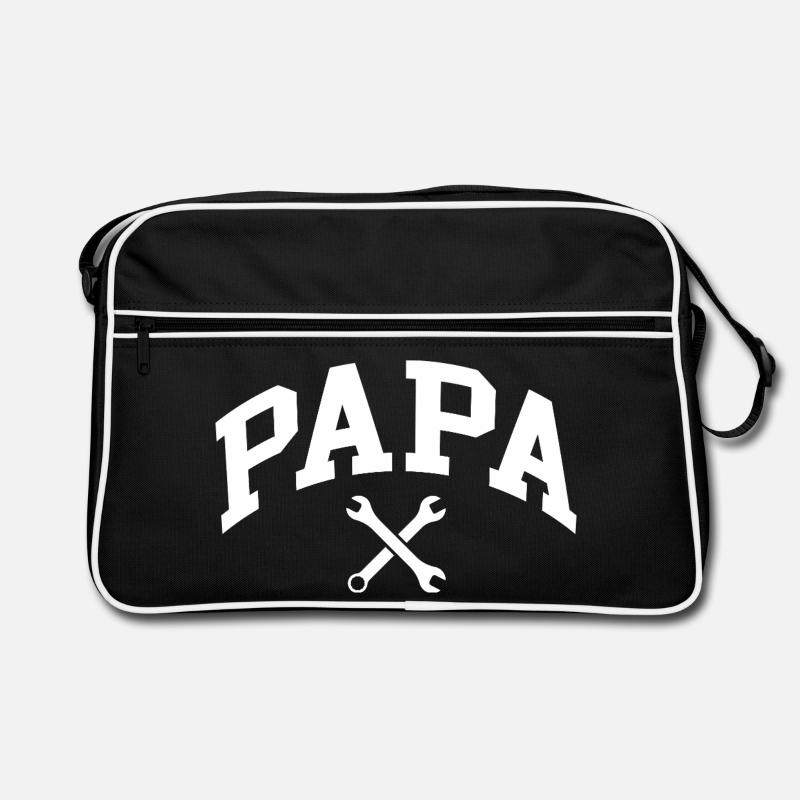 Dad with wrench Retro Bag