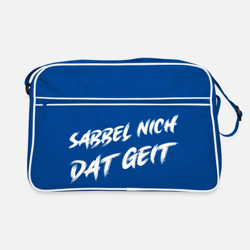 Ne bave pas, conception de dialecte amusante Sac Retro