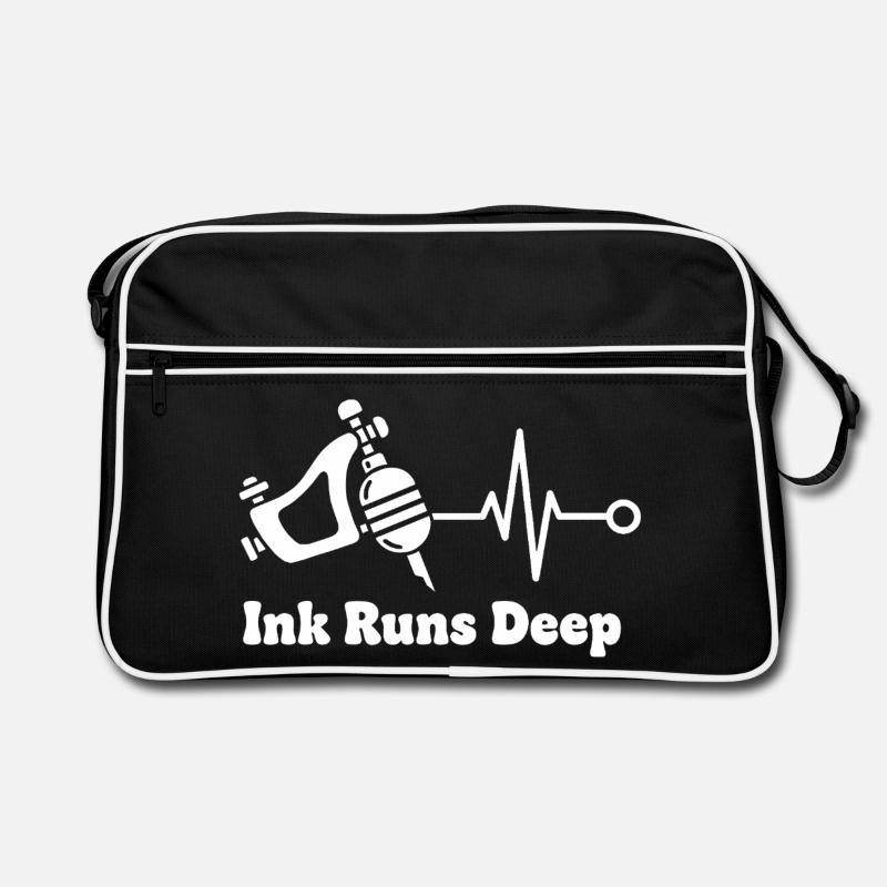 Ink Runs Deep Tattoo Pulse Retro Bag