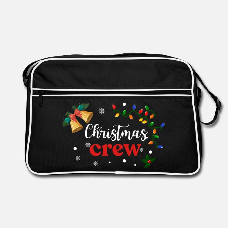 Weihnachts-Crew Retro Tasche