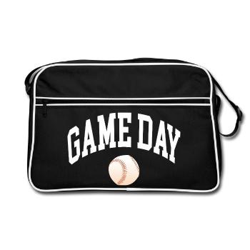 Game Day Baseball Fan - Retro Bag - black/white - Front
