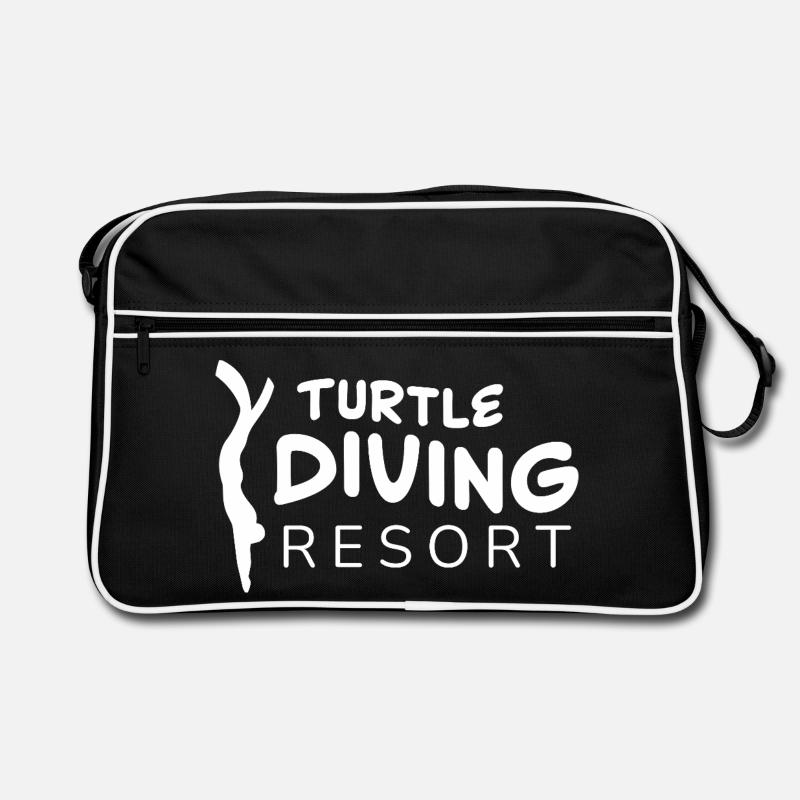 Logo du complexe de plongée pour tortues Sac Retro
