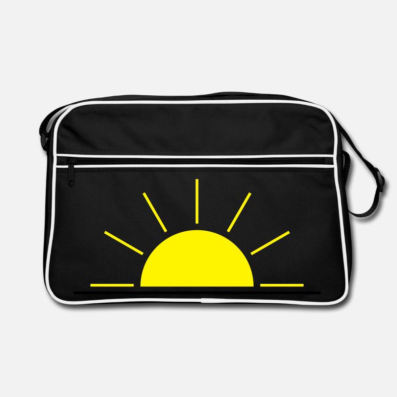 Rising or setting sun Retro Bag