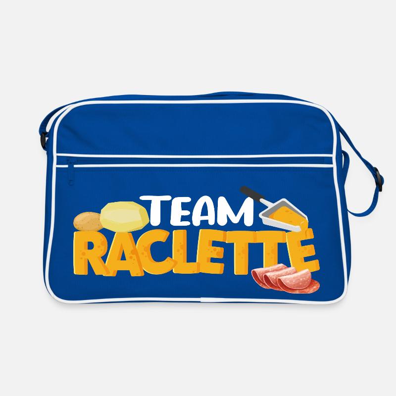 Team raclette Funny quote Raclette gift Retro Bag