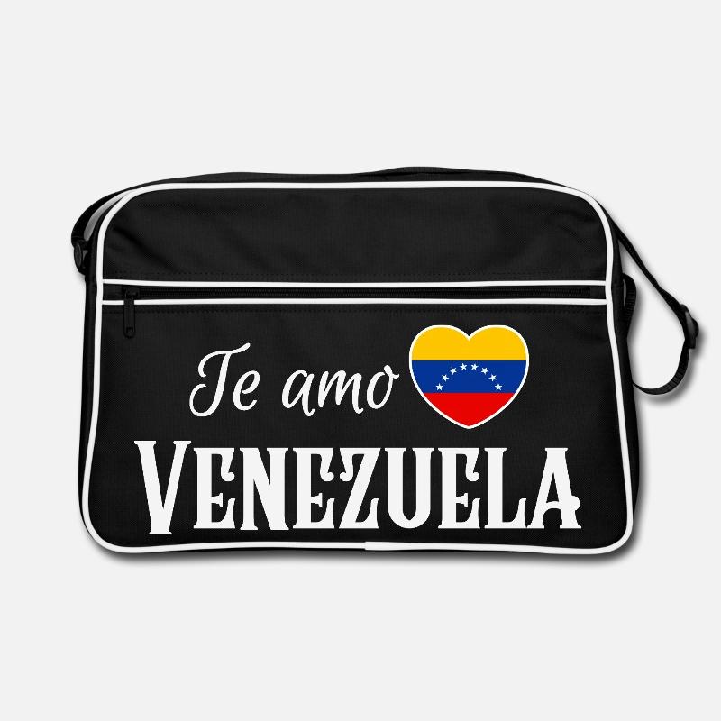 Ich liebe Venezuela, venezolanischen Stolz Retro Tasche