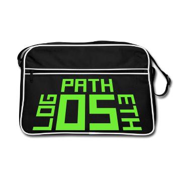 Logos Ethos Pathos Rhetoric Philosophy Student - Retro Bag - black/white - Front