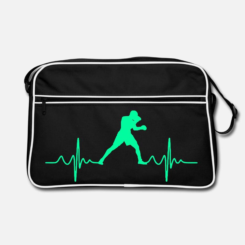 Boxen Boxen Herzschlag Retro Tasche