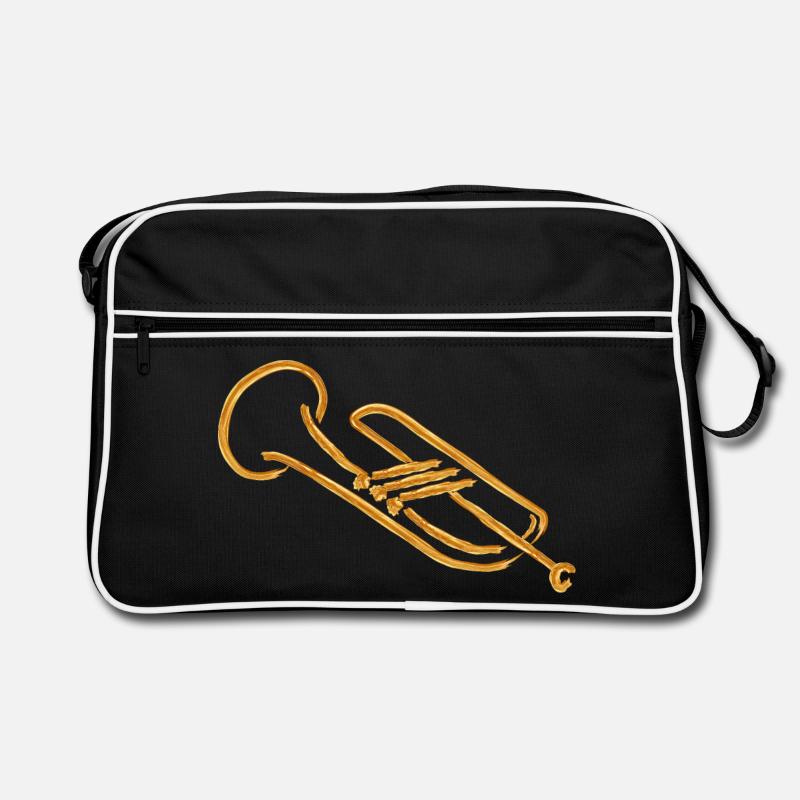trompete musiker Retro Tasche