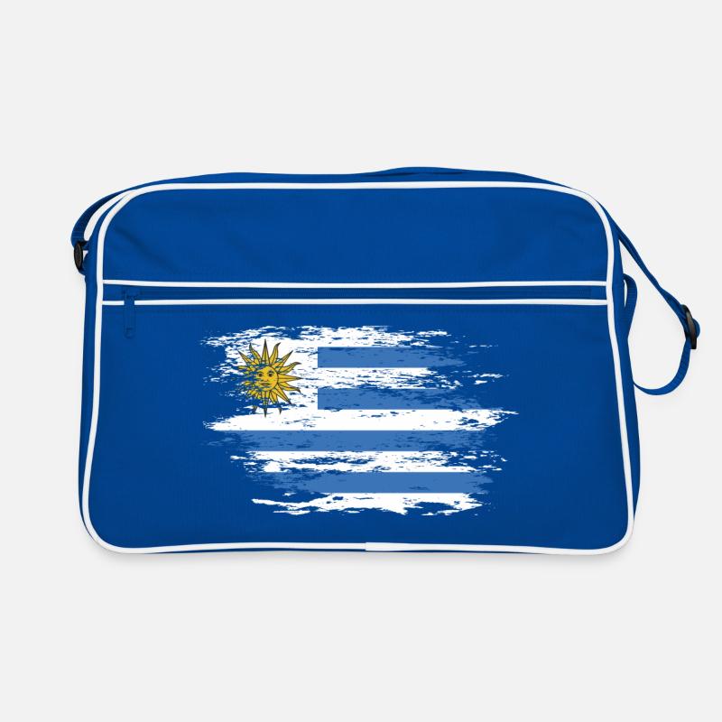 Uruguay flag used Retro Bag