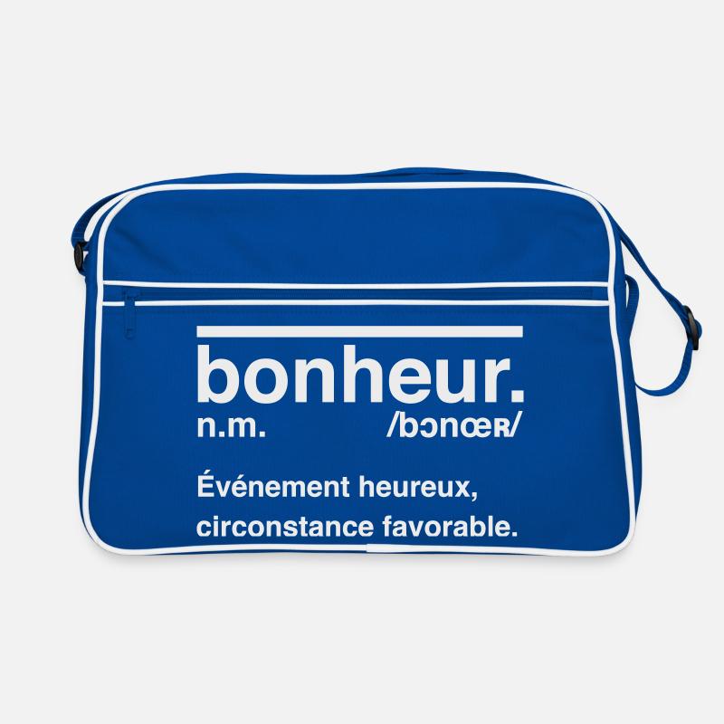 Happiness Dictionary Style Definition Retro Bag