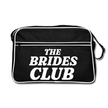The Brides Club - Retro Tasche - Schwarz/Weiß - Vorne