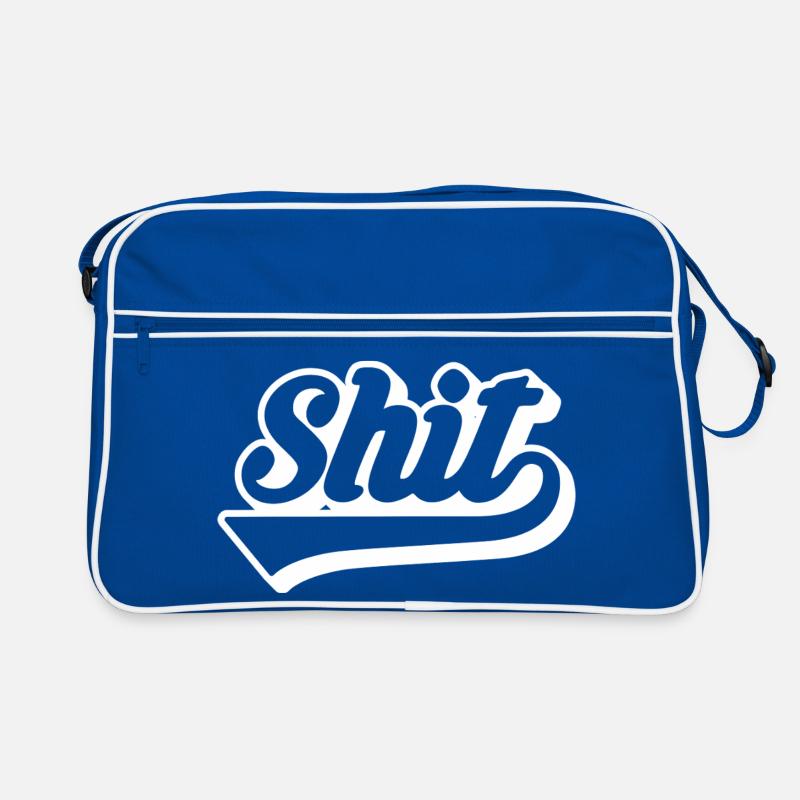 Scheiße Retro-Skript Retro Tasche