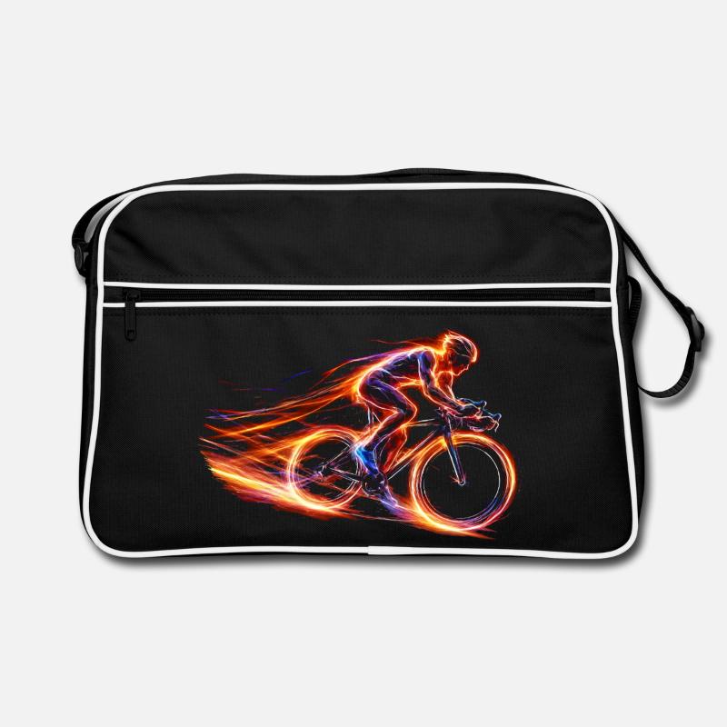 Conception de vélo de vitesse pour cyclistes de route Sac Retro