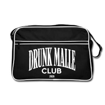 Malle 2026 CLUB MALLE IVRE 2026 - Sac Retro - noir/blanc - Devant