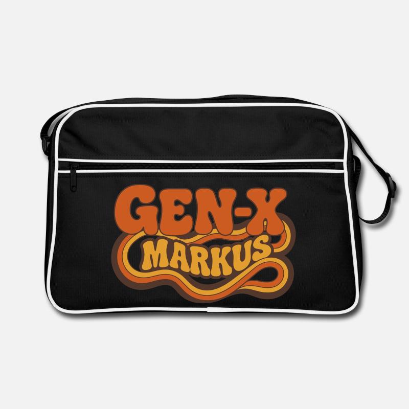 Gen-X Markus Retro Logo Retro Tasche