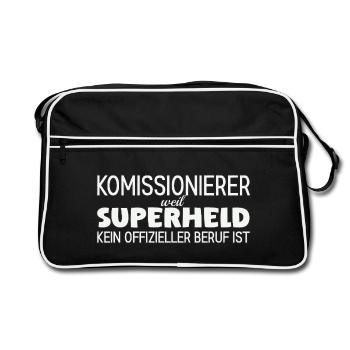 Picker Super-héros - Sac Retro - noir/blanc - Devant