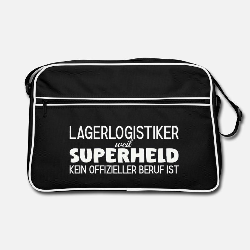 Super-héros du logisticien d’entrepôt Sac Retro