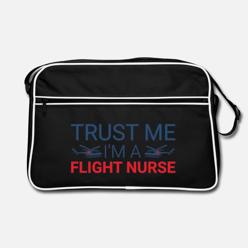 Flight Nurse Trust Me Luftrettung Retro Tasche