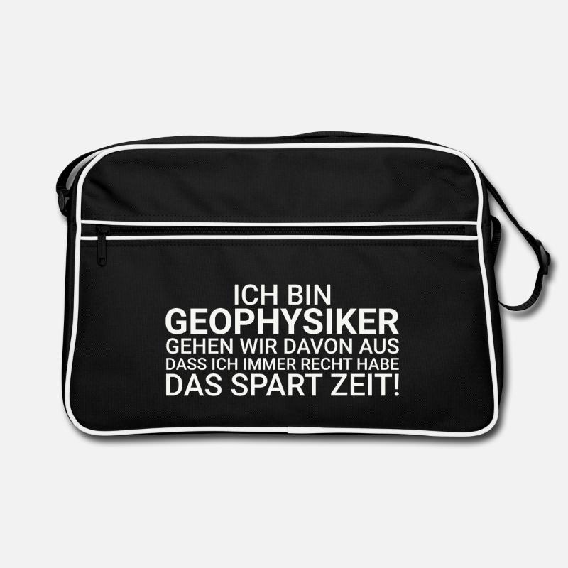 Les géophysiciens gagnent du temps Géophysique Sac Retro