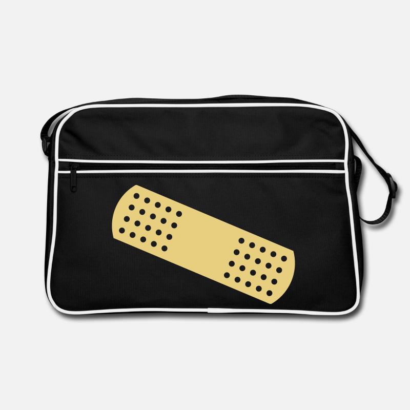 Heftpflaster Retro Tasche