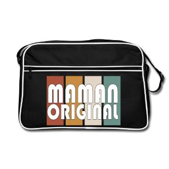 Original Mom - Retro Bag - black/white - Front