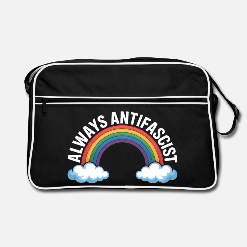 Always Antifascist – Antifa Tee Retro Tasche