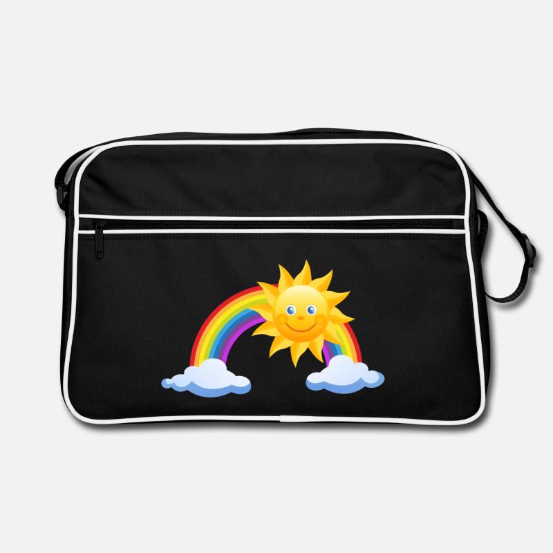 Regenbogen Retro Tasche