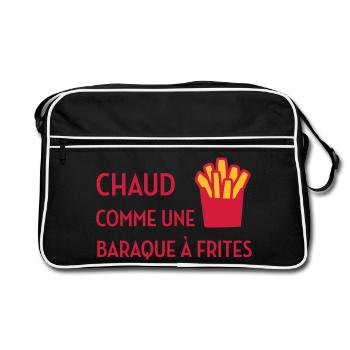 sexe / drague / seduction / fête / sexy / sex - Sac Retro - noir/blanc - Devant