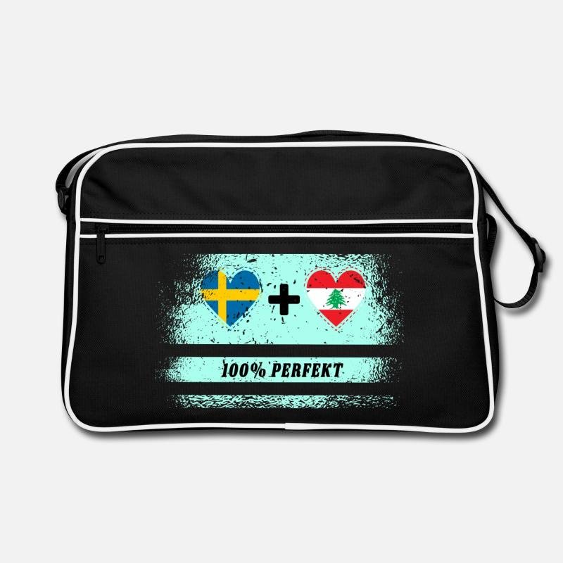 Libanon und Schweden 100% perfekt / Geschenk Retro Tasche