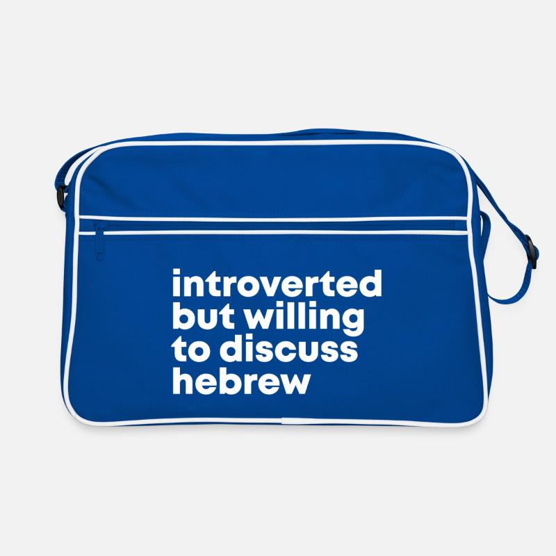 Hebrew Retro Bag