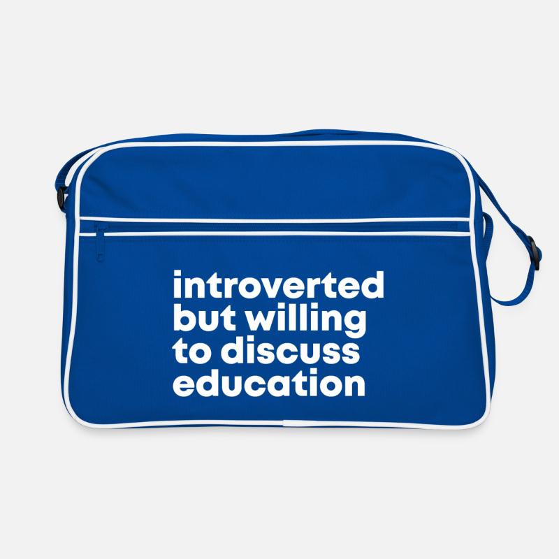 Bildung Bildung Bildung Retro Tasche