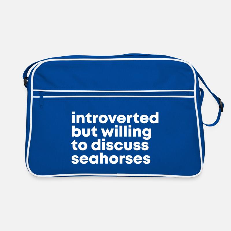 Seepferdchen Retro Tasche