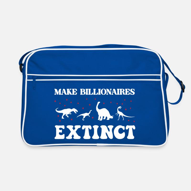 Make Billionaires Extinct Retro Bag