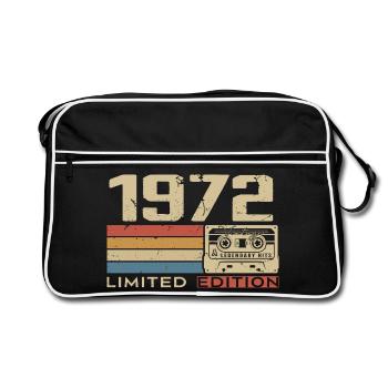 Legends 1972 Vintage 1972 Jubilee 1972 vintage - Retro Bag - black/white - Front