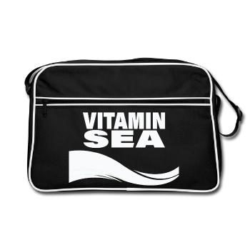 Vitamin Sea - Retro Bag - black/white - Front