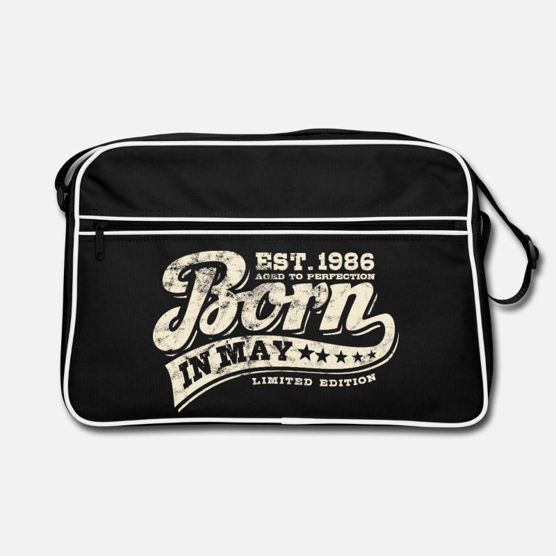 Born in May 1986 - Geburtstag - Geschenk Retro Tasche