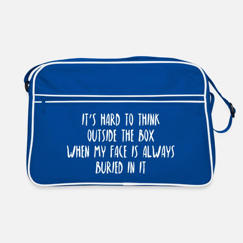 Humor, Sarcasm, Creative Thinking, Funny Retro Bag