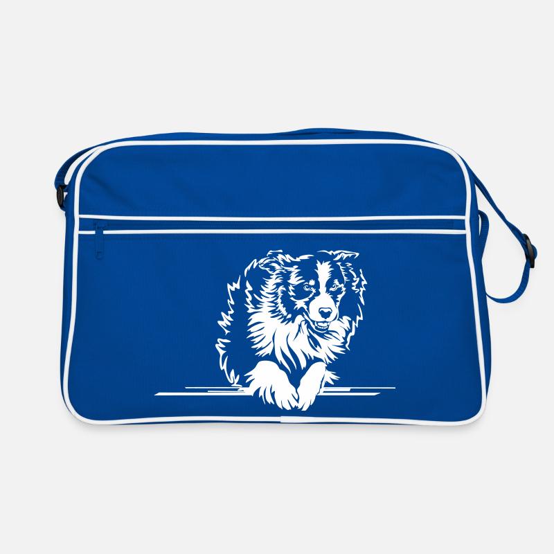 Australie Shepherd « Black Edition » Sac Retro