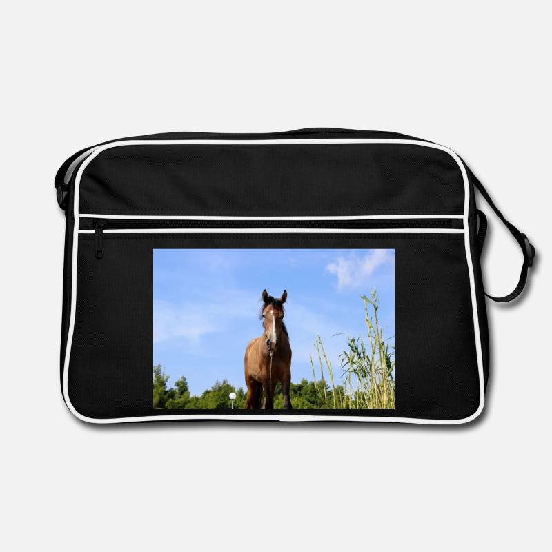 Affiche Cheval Cheval Sac Retro