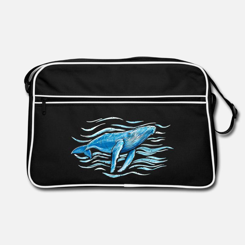 Buckelwal Retro Tasche